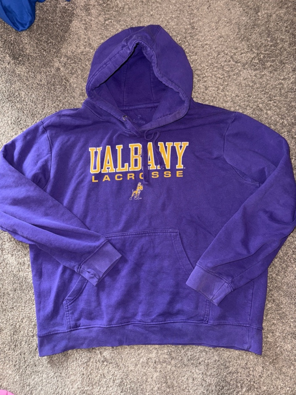 Fanatics Purple Albany Lacrosse Hooded Sweatshirt